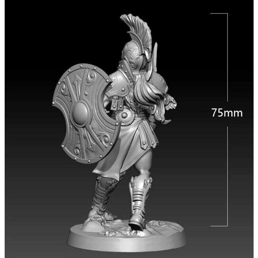 1/32 56mm 3D Print Model Kit Beautiful Girl Roman Warrior Fantasy Unpainted - Model-Fan-Store