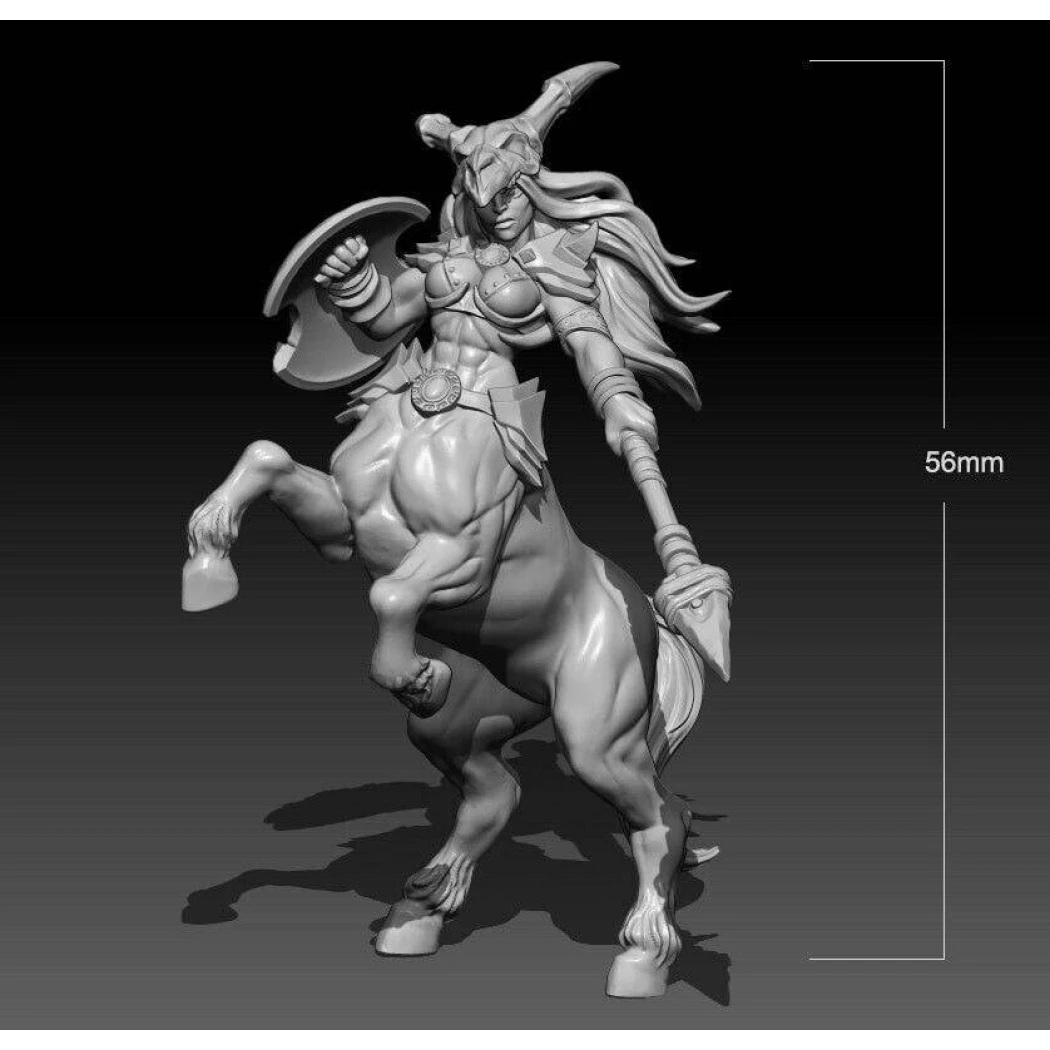 1/32 56mm 3D Print Model Kit Beautiful Girl Warrior Centaur Unpainted - Model-Fan-Store
