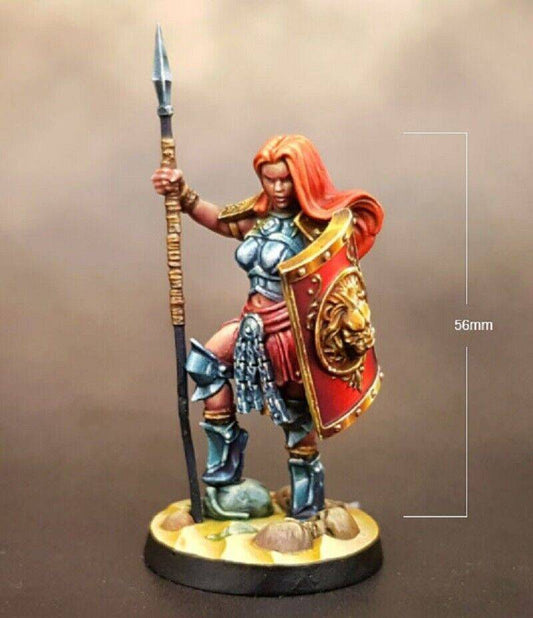 1/32 56mm 3D Print Model Kit Beautiful Girl Woman Warrior Unpainted - Model-Fan-Store