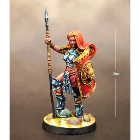 1/32 56mm 3D Print Model Kit Beautiful Girl Woman Warrior Unpainted - Model-Fan-Store