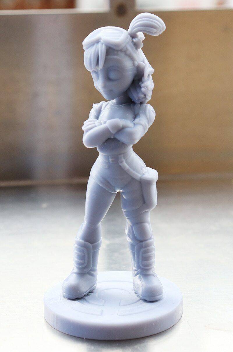 1/32 56mm 3D Print Model Kit Girl Woman Anime Bulma Unpainted - Model-Fan-Store