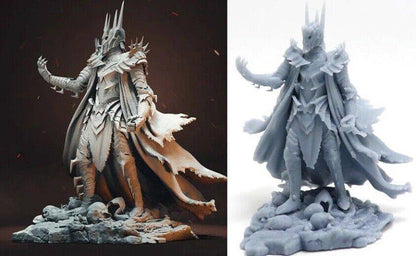 1/32 56mm 3D Print Model Kit Warrior Sauron Unpainted - Model-Fan-Store