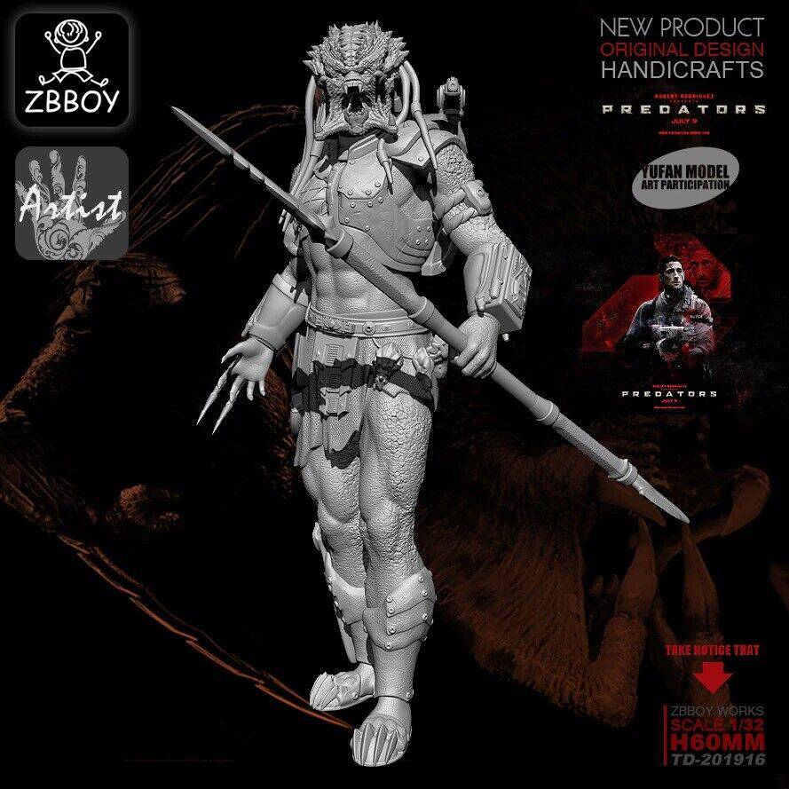 1/32 65mm Resin Model Kit Warrior Predator Unpainted - Model-Fan-Store