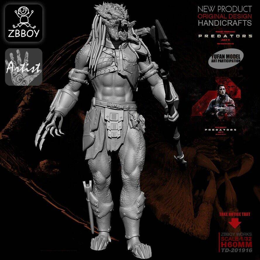 1/32 65mm Resin Model Kit Warrior Predator Unpainted - Model-Fan-Store