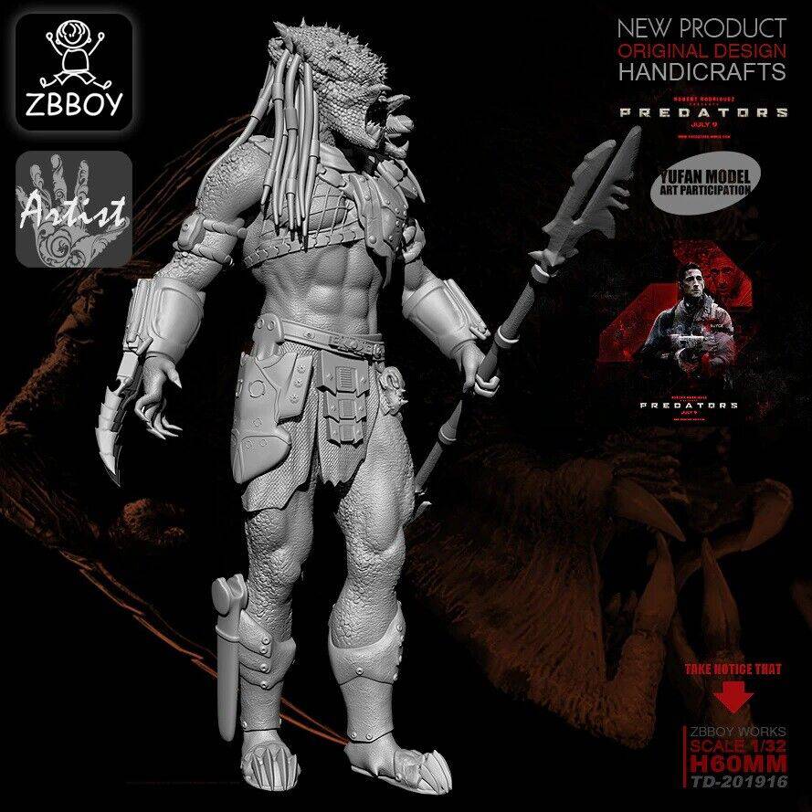 1/32 65mm Resin Model Kit Warrior Predator Unpainted - Model-Fan-Store