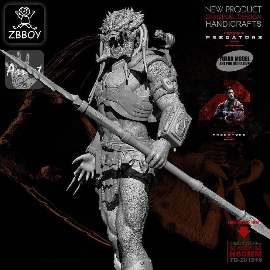 1/32 65mm Resin Model Kit Warrior Predator Unpainted - Model-Fan-Store