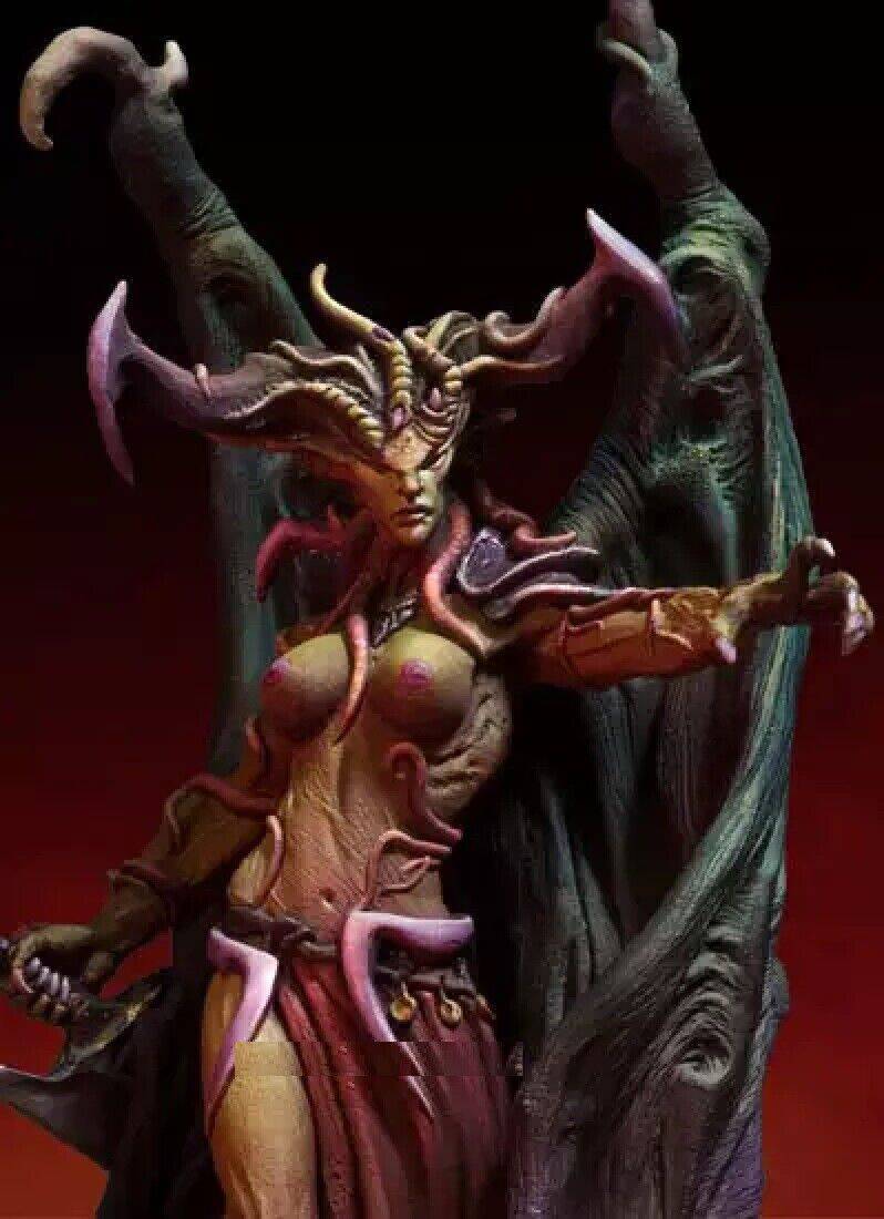 1/32 85-90mm Resin Model Kit Demon Infernal Leader Unpainted Unassembled - Model-Fan-Store