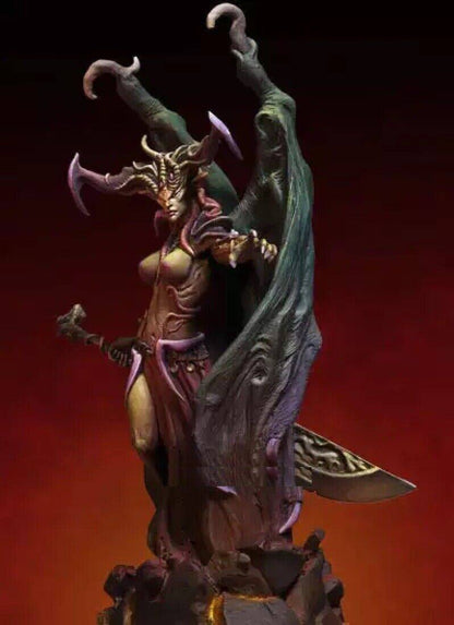 1/32 85-90mm Resin Model Kit Demon Infernal Leader Unpainted Unassembled - Model-Fan-Store