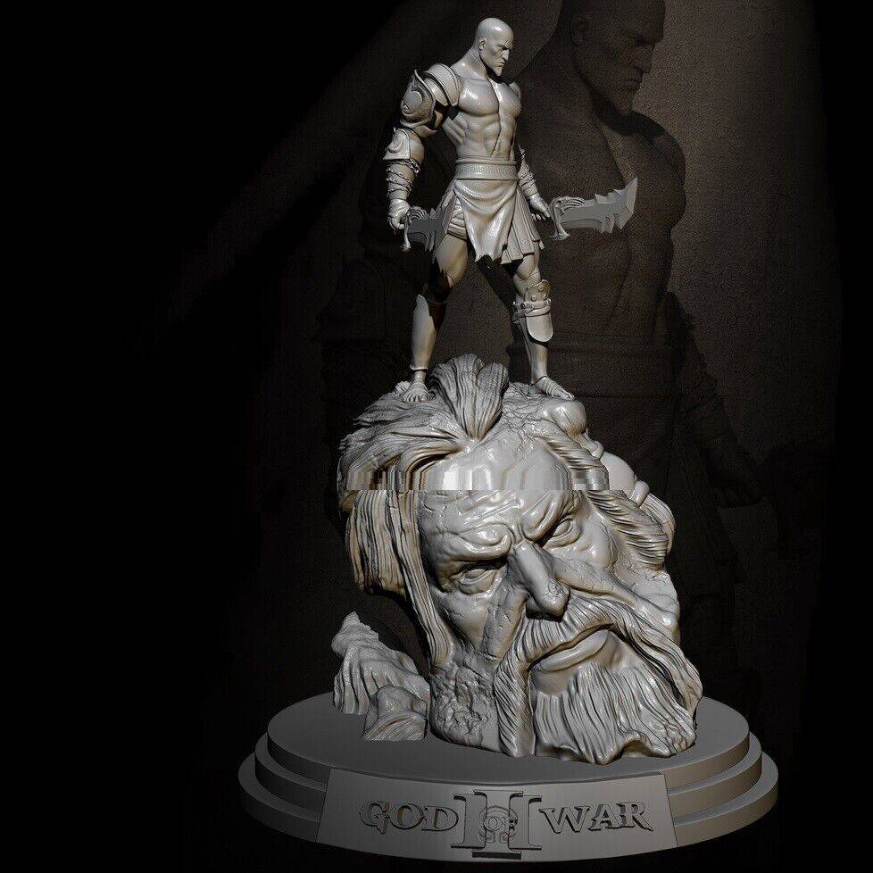 1/32 height 110mm Resin Model Kit Warrior Kratos God of War Unpainted - Model-Fan-Store