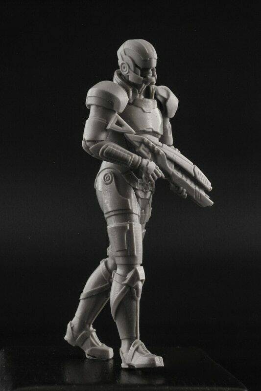 1/32 Resin Cyberpunk Model Kit Soldiers (no Base) Unpainted - Model-Fan-Store