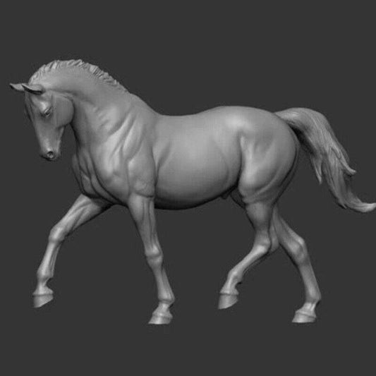 1/32 Resin Model Kit Animal Horse Unpainted - Model-Fan-Store