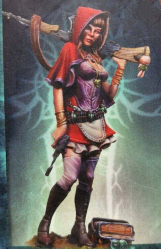 1/32 Resin Model Kit Girl Little Red Riding Hood Unpainted - Model-Fan-Store