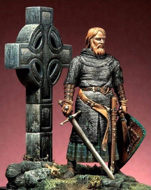 1/32 Resin Model Kit Irish Warrior Knight 14 Century Unpainted - Model-Fan-Store