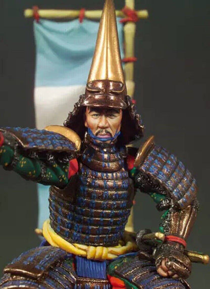 1/32 Resin Model Kit Japanese Samurai Warrior Commander Unpainted - Model-Fan-Store