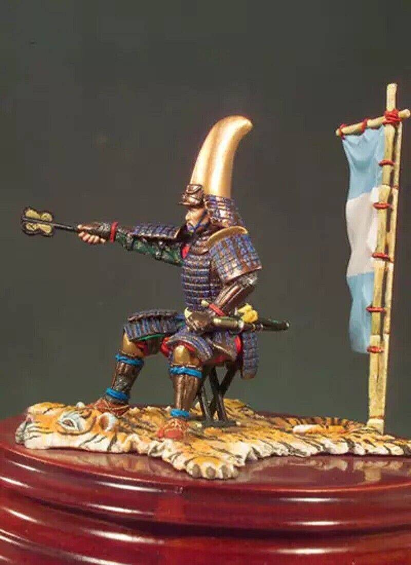 1/32 Resin Model Kit Japanese Samurai Warrior Commander Unpainted - Model-Fan-Store