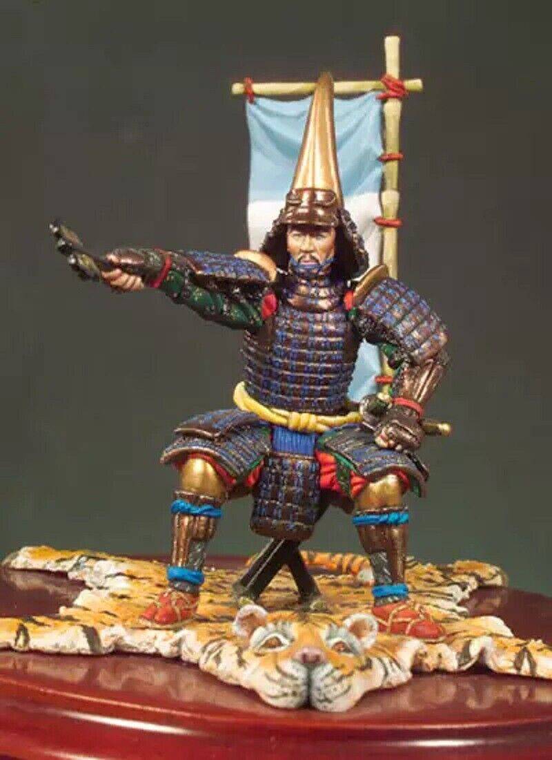 1/32 Resin Model Kit Japanese Samurai Warrior Commander Unpainted - Model-Fan-Store