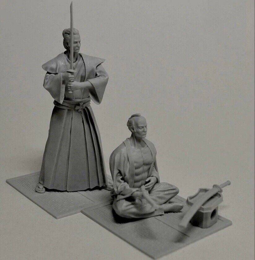 1/32 Resin Model Kit Japanese Samurai Warriors Shogun Unpainted - Model-Fan-Store