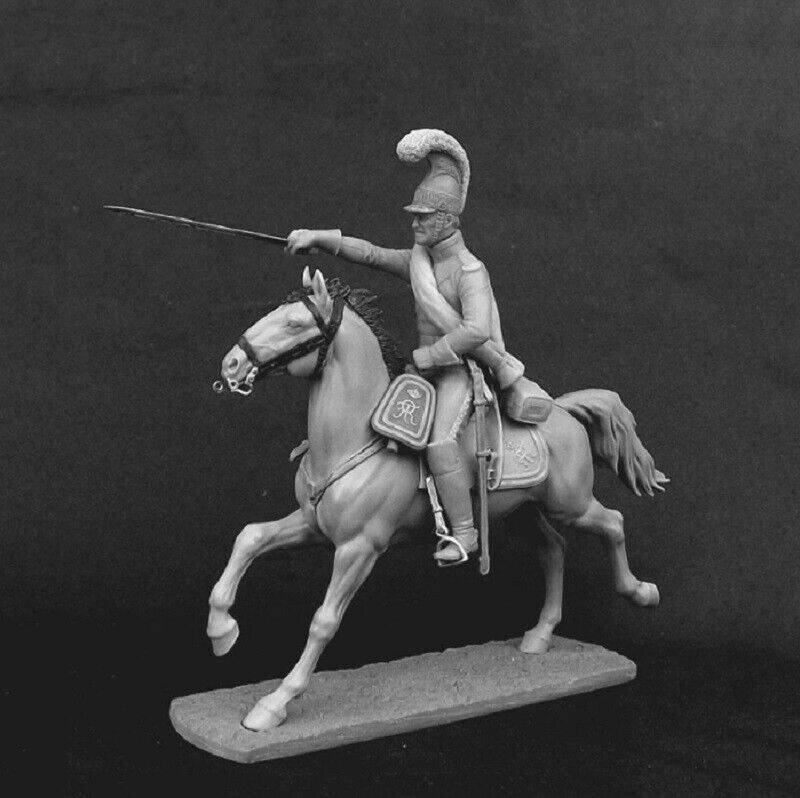 1/32 Resin Model Kit Napoleonic Wars Saxon Rider Unpainted - Model-Fan-Store