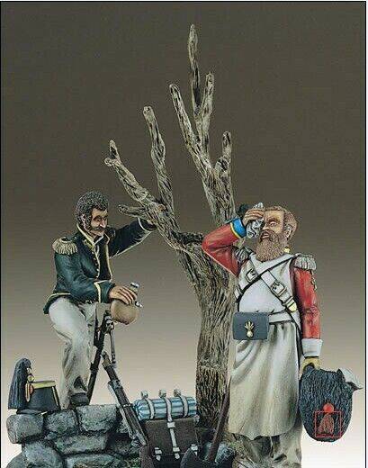 1/32 Resin Model Kit Napoleonic Wars Soldiers (with base) Unpainted - Model-Fan-Store