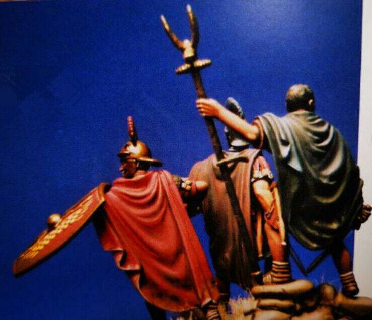 1/32 Resin Model Kit Roman Soldiers Protecting Warriors Unpainted - Model-Fan-Store