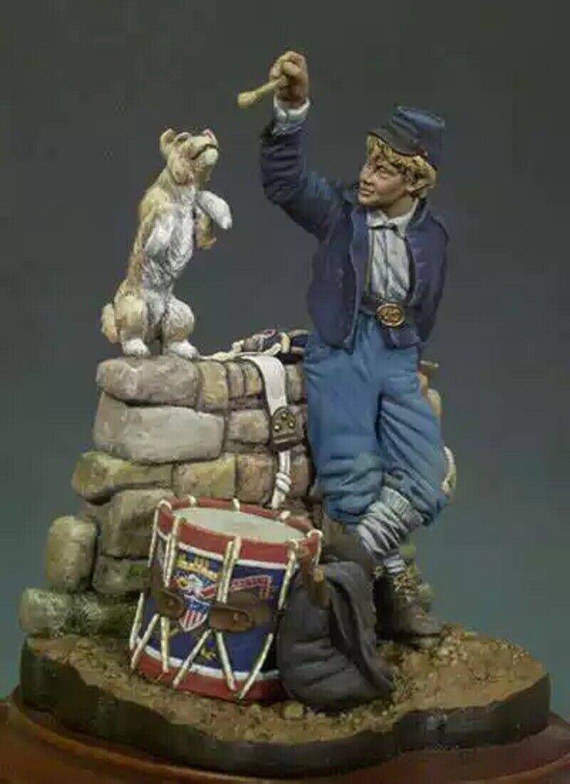 1/32 Resin Model Kit US Civil War Union Drummer Unpainted - Model-Fan-Store