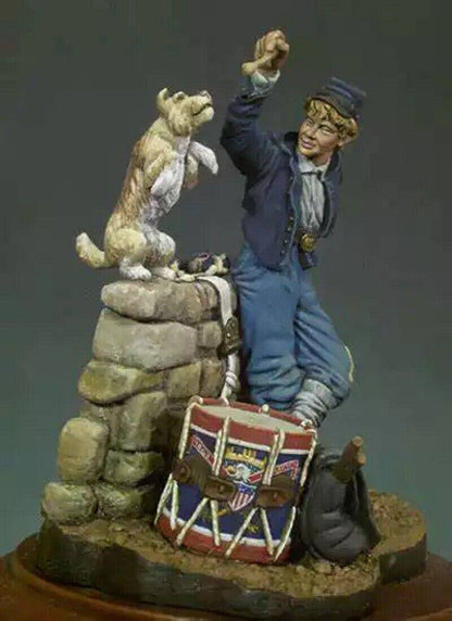 1/32 Resin Model Kit US Civil War Union Drummer Unpainted - Model-Fan-Store