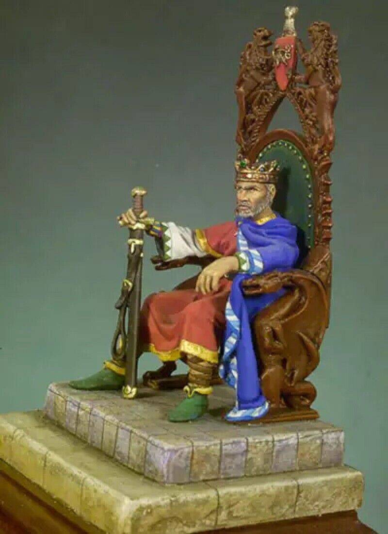 1/32 Resin Model Kit Warrior European English King Unpainted A28 - Model-Fan-Store