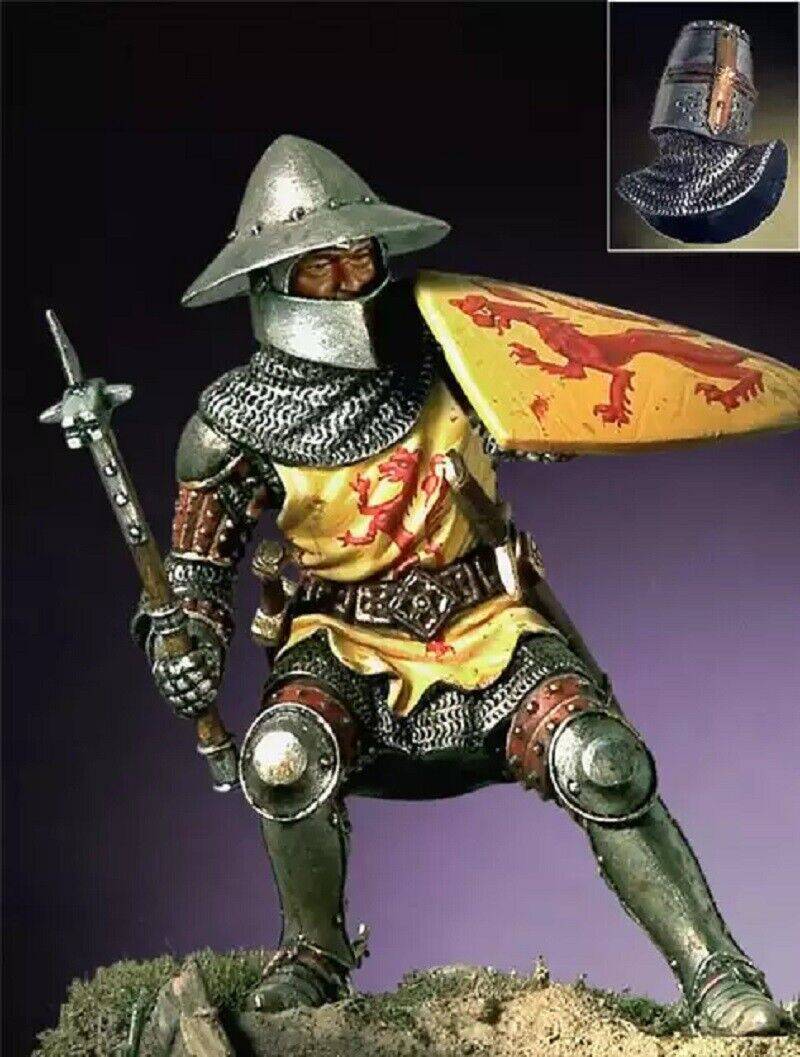 1/32 Resin Model Kit Warrior German European Knight Unpainted Unassembled - Model-Fan-Store