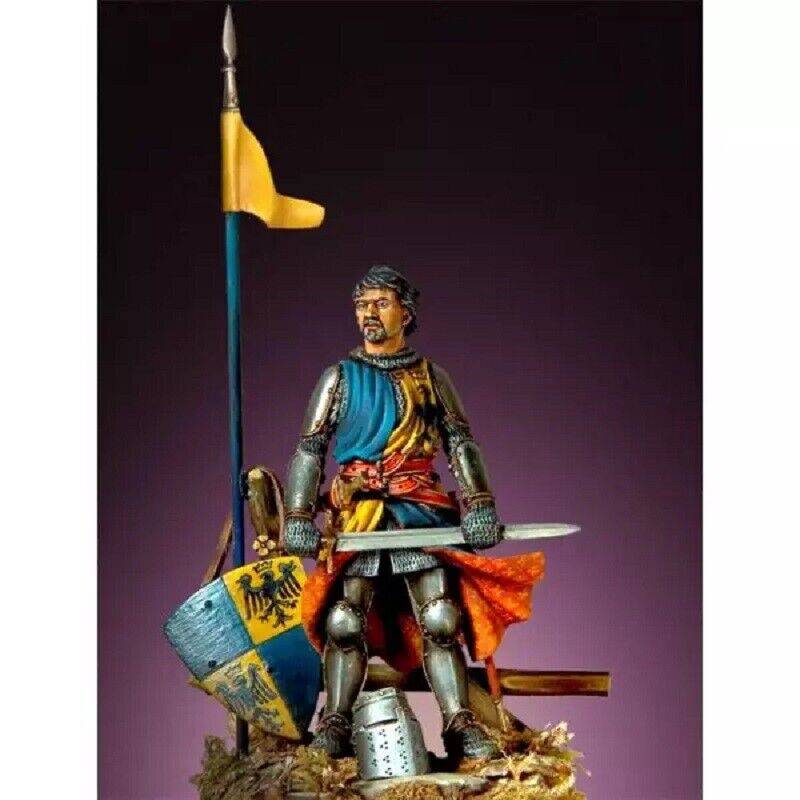 1/32 Resin Model Kit Warrior Italian European Knight Unpainted Unassembled - Model-Fan-Store