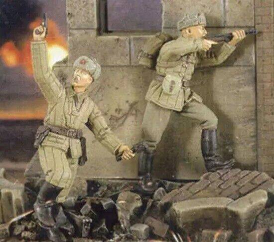 1/35 2pcs Resin Model Kit Soviet Soldiers Infantry WW2 Unpainted - Model-Fan-Store