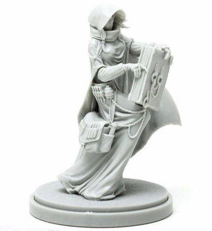 30mm Resin Model Kit Beautiful Girl Archivist Unpainted Base Included - Model-Fan-Store