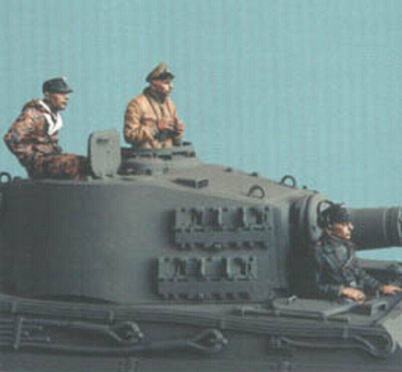 1/35 3pcs Resin Model Kit German Soldiers Tankers WW2 Unpainted - Model-Fan-Store