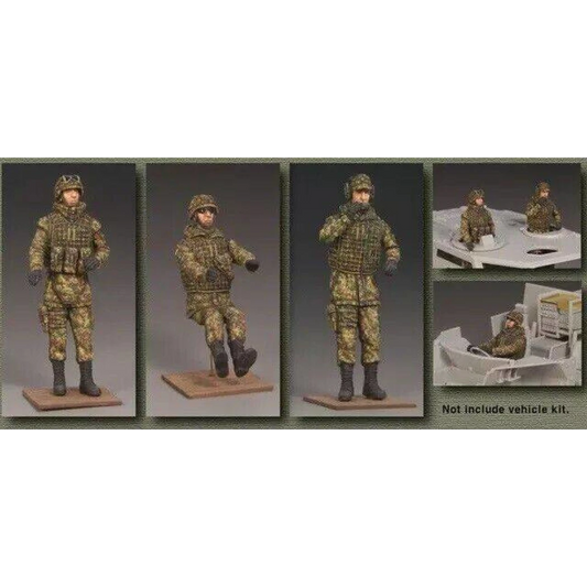 1/35 3pcs Resin Model Kit Modern German Soldiers Unpainted - Model-Fan-Store