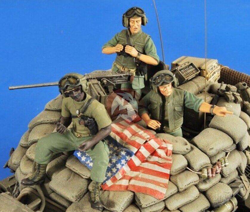 1/35 3pcs Resin Model Kit US Army Soldiers Vietnam War Unpainted - Model-Fan-Store