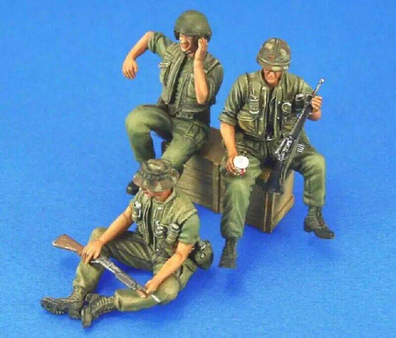 1/35 3pcs Resin Model Kit Vietnam War US Army Soldiers Unpainted - Model-Fan-Store