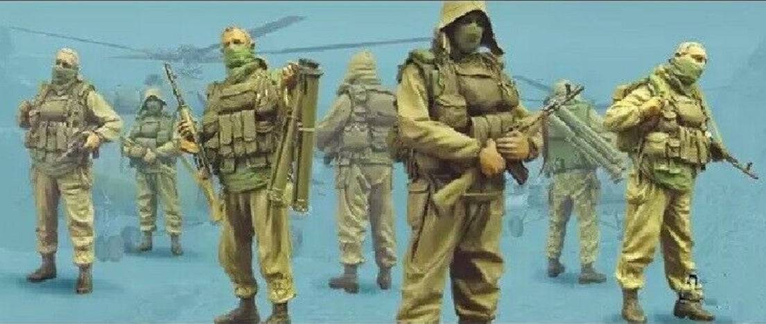 1/35 4pcs/set Resin Model Kit Stalkers Soldiers Unpainted Unassembled - Model-Fan-Store