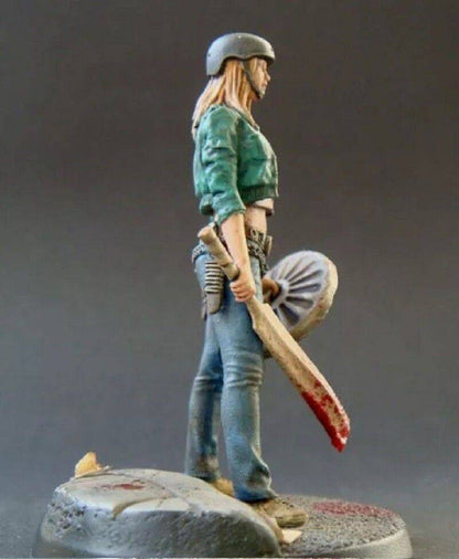 1/35 Resin Model Kit Beautiful Girl J17 Post-Apocalyptic Unpainted - Model-Fan-Store