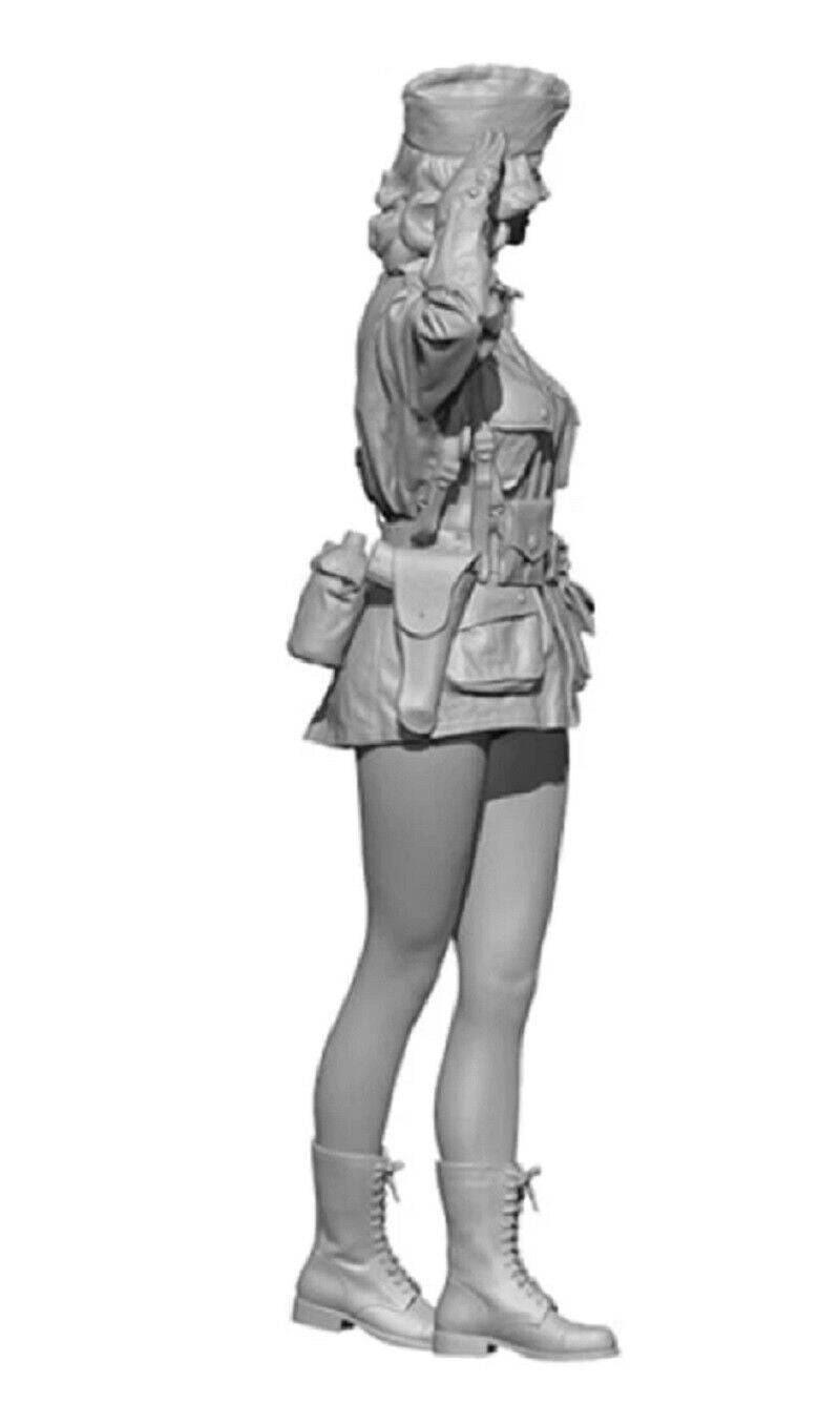 1/35 Resin Model Kit Beautiful Girl Woman Pin Up WW2 Fantasy Unpainted B1 - Model-Fan-Store