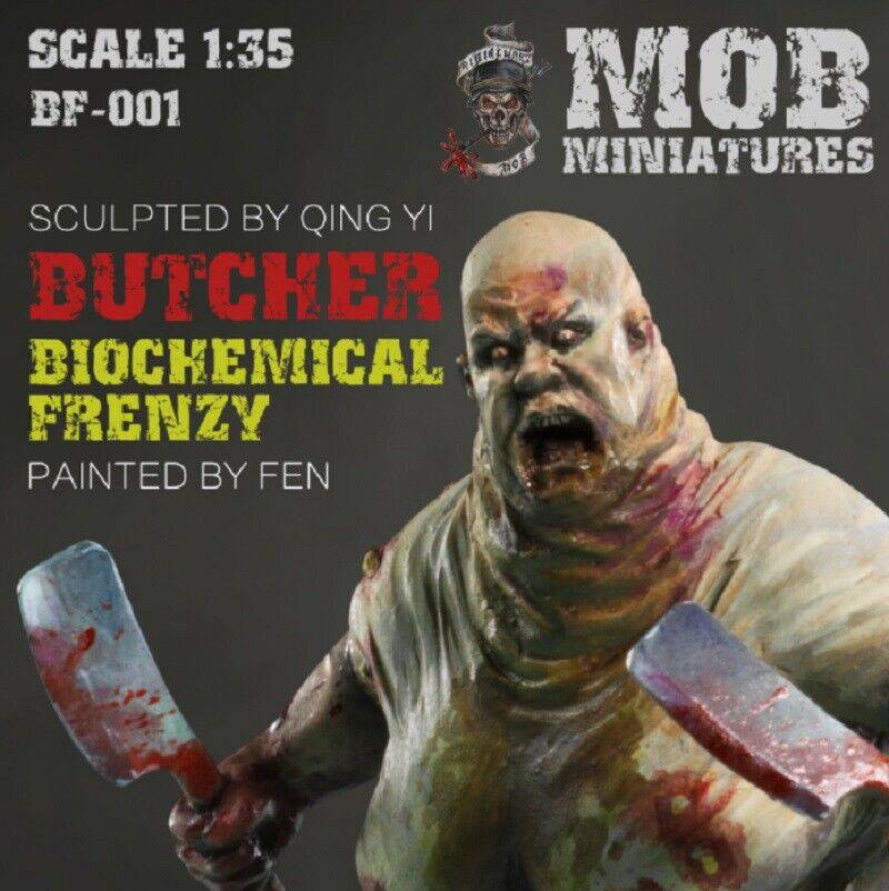 1/35 Resin Model Kit Big Zombie Butcher Unpainted - Model-Fan-Store