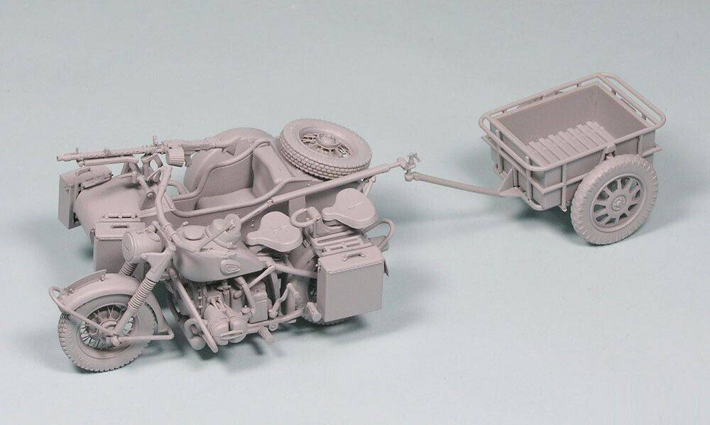 1/35 Resin Model Kit BMV R75 German Motorcycle WW2 Unpainted - Model-Fan-Store