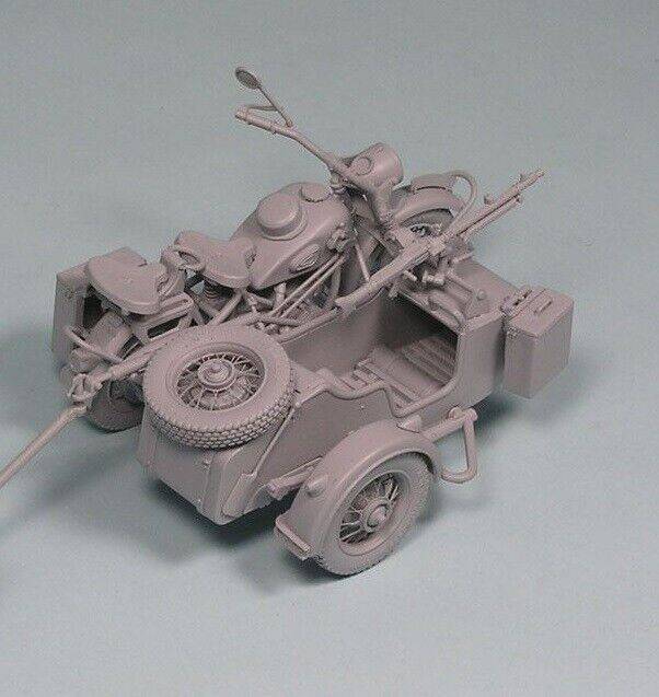 1/35 Resin Model Kit BMV R75 German Motorcycle WW2 Unpainted - Model-Fan-Store