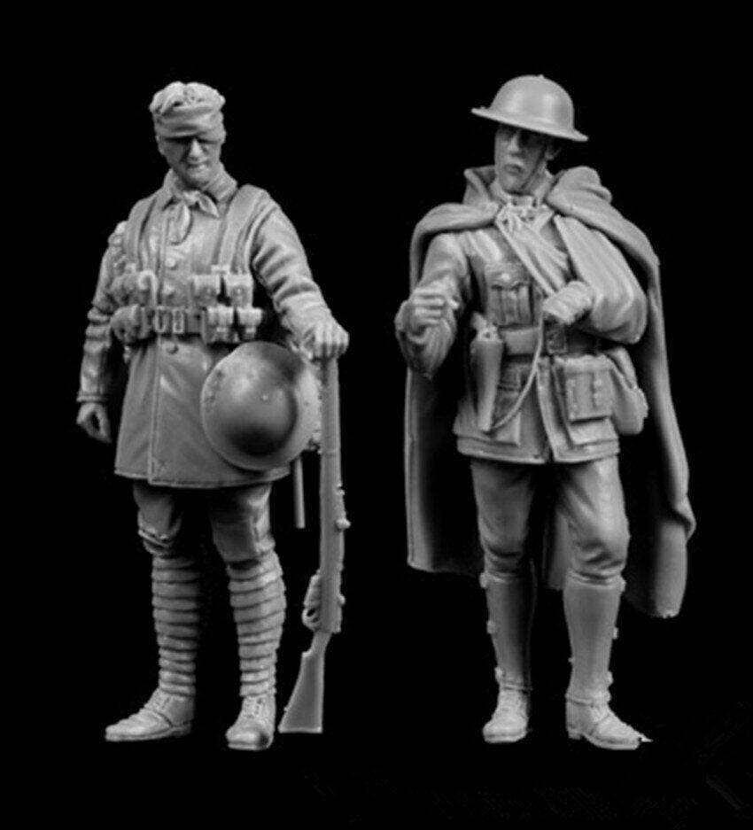 1/35 Resin Model Kit British Soldiers Infantry WW1 Unpainted - Model-Fan-Store