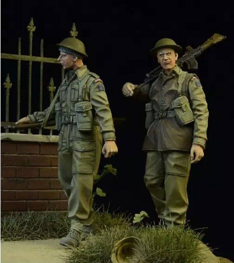 1/35 Resin Model Kit British Soldiers Infantry WW2 Unpainted - Model-Fan-Store