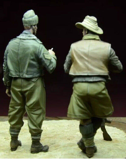 1/35 Resin Model Kit British Soldiers Infantry WW2 Unpainted - Model-Fan-Store