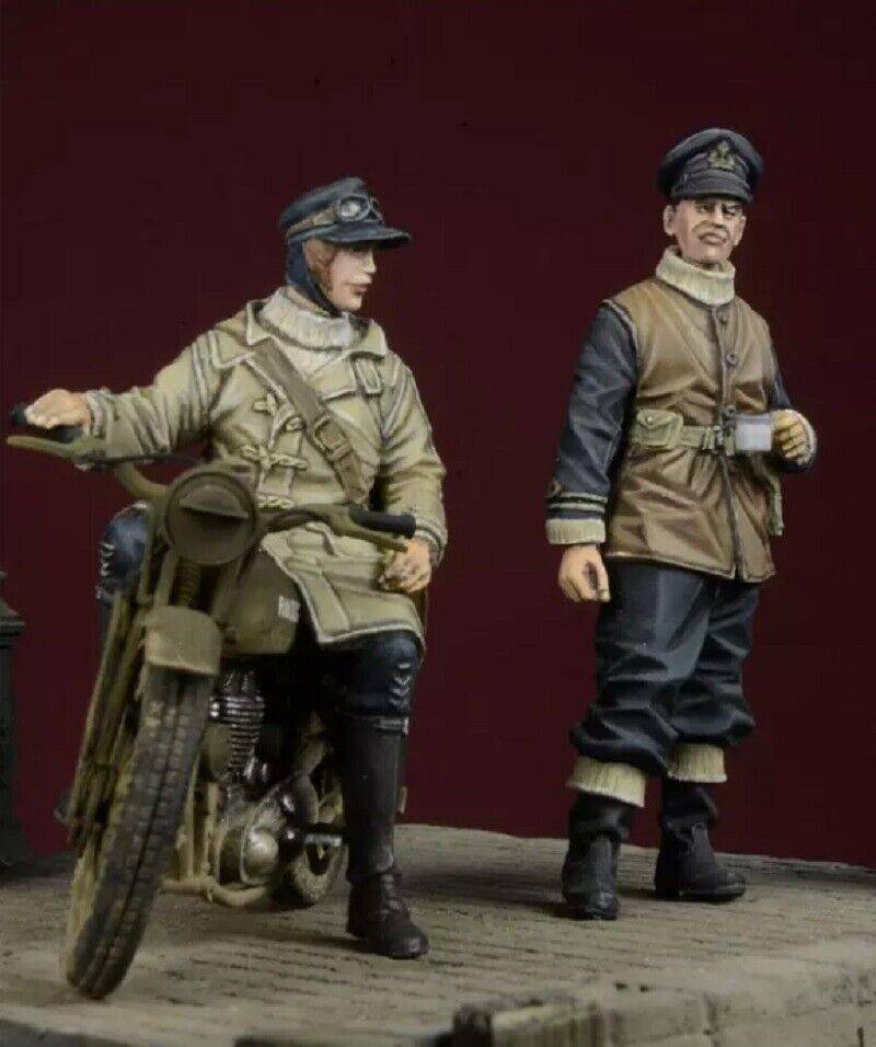 1/35 Resin Model Kit British Soldiers Sailors (no moto) WW2 Unpainted - Model-Fan-Store