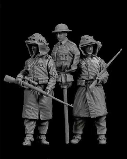 1/35 Resin Model Kit British Soldiers Snipers WW1 Unpainted - Model-Fan-Store