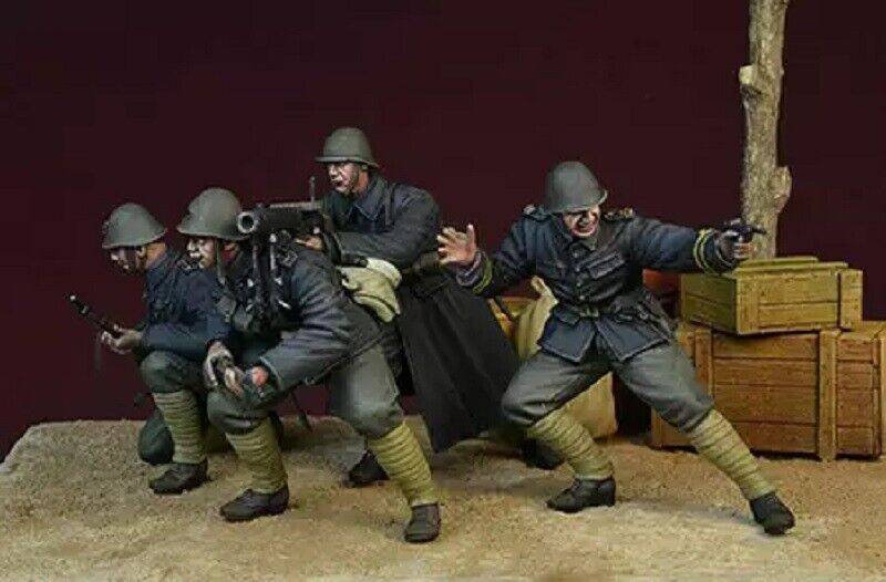 1/35 Resin Model Kit Dutch Soldiers WW2 Unpainted - Model-Fan-Store