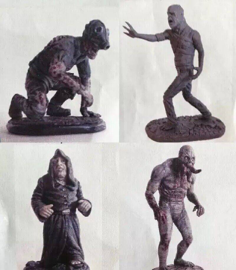 1/35 4pcs Resin Model Kit Fantasy Zombie Mutant Soldier Unpainted - Model-Fan-Store