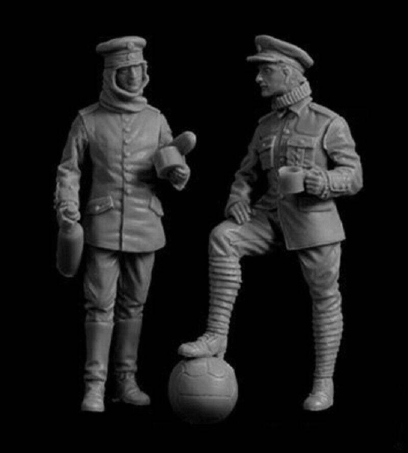 1/35 Resin Model Kit German and British Soldiers Infantry WW1 Unpainted - Model-Fan-Store