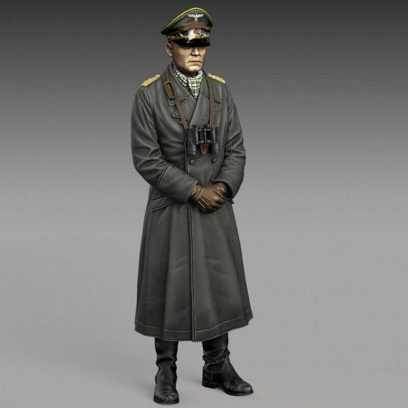 1/35 Resin Model Kit German Oficer Rommel Unpainted A28 - Model-Fan-Store